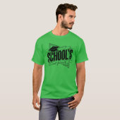 楽しい卒業式 学校は永久に閉校 Tシャツ (正面フル)