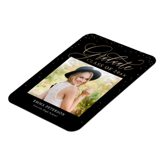 楽しい卒業発表マグネット マグネット (左側)