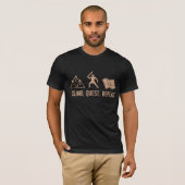 楽しい卓上RPGファンタジーアドベンチャークエスト Tシャツ (正面フル)