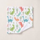 楽しい危険な恐竜 バスタオルセット (ウォッシュタオル)