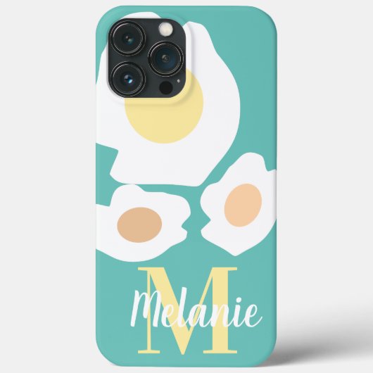 楽しい卵のパターンの名前 Case-Mate iPhoneケース (裏面)