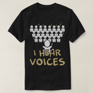 楽しい合唱指揮者ミュージックデザイン Tシャツ