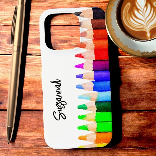 楽しい名前カラーペンケース iPhone Case-Mate iPhoneケース