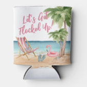 楽しい夏のトロピカルビーチ 缶クーラー (正面)