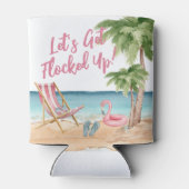 楽しい夏のトロピカルビーチ 缶クーラー (裏面)