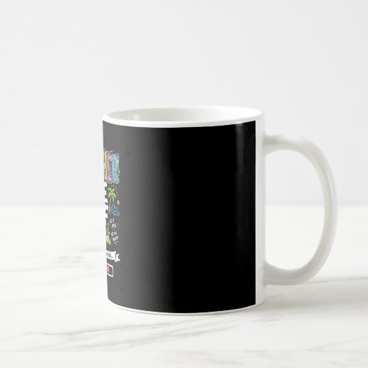 楽しい夏の学校最後の日 先生モードオフ コーヒーマグカップ (右)