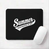 楽しい夏の思い出 楽しいインスピレーションの引用 マウスパッド (マウス)