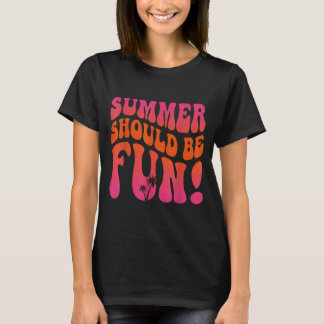 楽しい夏の思い出 海辺のバカンス Tシャツ