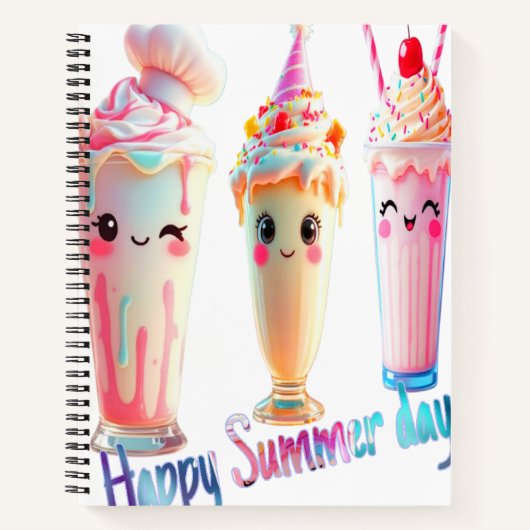 楽しい夏の日 ノートブック (正面)