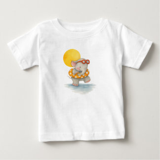 楽しい夏の日 ベビーTシャツ