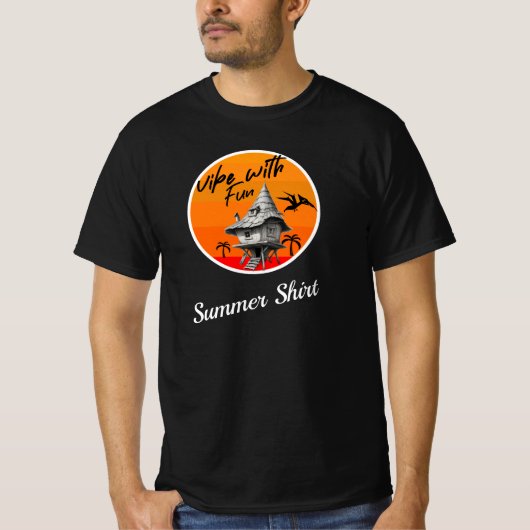 楽しい夏のVibe Tシャツ (正面)