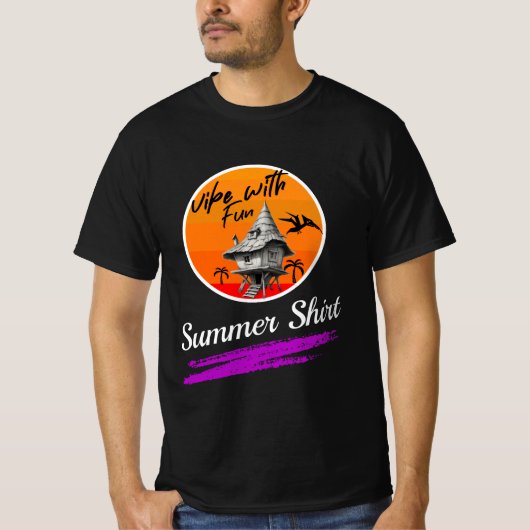 楽しい夏のVibe Tシャツ (正面)