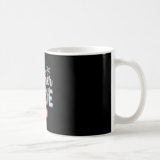 楽しい夏休みの始まり先生モードオフ コーヒーマグカップ (右)