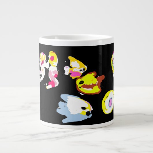楽しい夏 海 ジャンボコーヒーマグカップ (正面)