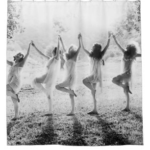 楽しい夢の女異教の性，スピリチュアル，ダンス，ウィル シャワーカーテン