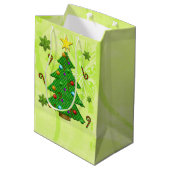 楽しい大事な行事ウィムジープレゼント媒体 ミディアムペーパーバッグ (裏面アングル)