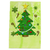 楽しい大事な行事ウィムジープレゼント媒体 ミディアムペーパーバッグ (裏面)