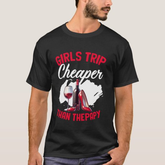 楽しい女子旅行 バチェラー・パーティー 女子会 ウイークエンド Tシャツ (正面)