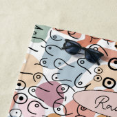 楽しい女性 フェミニスト ビーチタオル (インサイチュ)