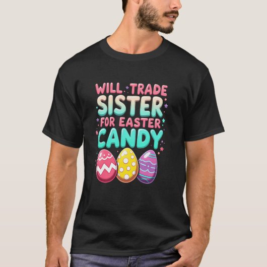 楽しい姉妹のイースターキャンディトレード2025 Tシャツ (正面)