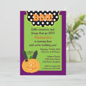 楽しい子供たちのハロウィン誕生日 招待状 (スタンド正面)
