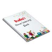 楽しい子供の学習帳 | 宿題 ノートブック (右側)