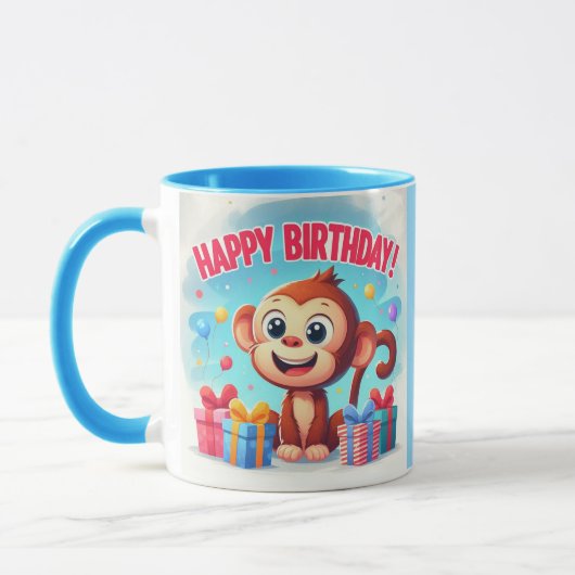 楽しい子供の誕生日マグカップ マグカップ (左)