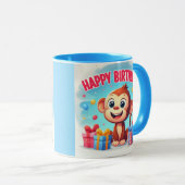 楽しい子供の誕生日マグカップ マグカップ (正面右)