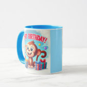 楽しい子供の誕生日マグカップ マグカップ (正面左)