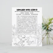 楽しい子供向けアクティビティ 恐竜パズル ワードサーチ (スタンド正面)