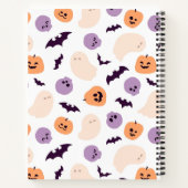 楽しい子供向けハロウィーンパターン ノートブック (裏面)