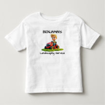 楽しい子供用芝刈りTシャツまたはボディスーツ