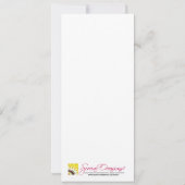 楽しい子供VIPチケット写真パーティー(赤) 招待状 (裏面)