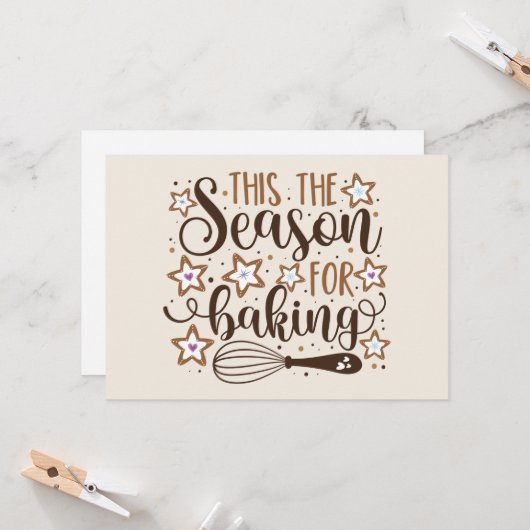 楽しい季節の焼き物デザイン カード (正面/裏面インサイチュ)