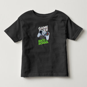 楽しい学校の初日 ゲームオーバー バックトゥスクール トドラーTシャツ