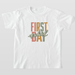 楽しい学校の初日 先生 女子 学生服 Tシャツ