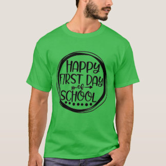 楽しい学校の初日 生徒と先生の服 fri tシャツ