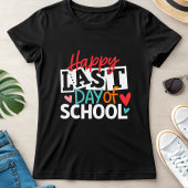 楽しい学校の最後の日; 大胆でカラフルな学校の終わり Tシャツ