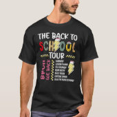 楽しい学校再開ツアー BRUH We Back 先生 Tシャツ (正面)