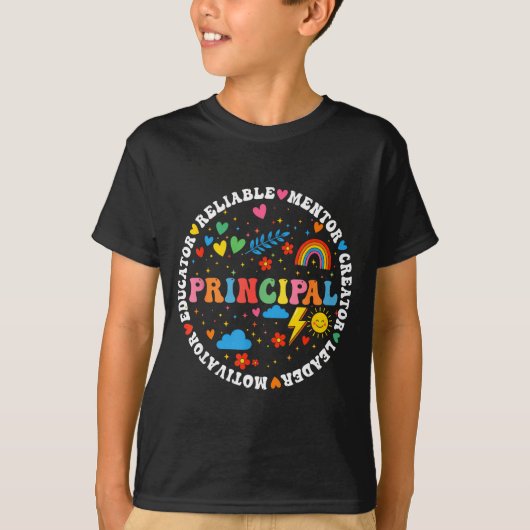 楽しい学校副校長 新学期 Tシャツ (正面)