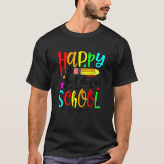 楽しい学校最後の日 こんにちは夏の先生の勉強 Tシャツ