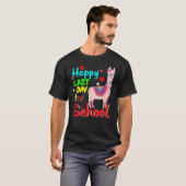 楽しい学校最後の日 ラマ 生徒 先生 Tシャツ (正面フル)