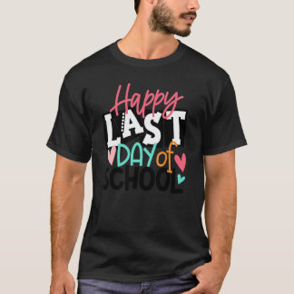 楽しい学校最後の日 生徒と先生 Tシャツ