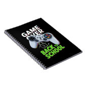 楽しい学校生活のはじまり Game Over バックトゥスクール ノートブック (右側)
