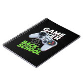 楽しい学校生活のはじまり Game Over バックトゥスクール ノートブック (左側)