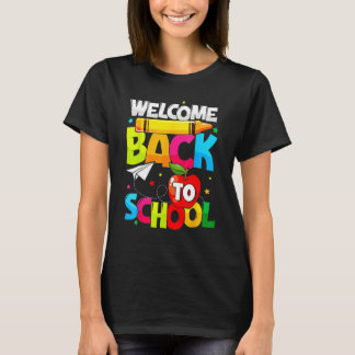 楽しい学生の先生のための学校に戻るTシャツ Tシャツ