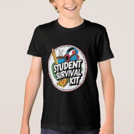 楽しい学生サバイバルキット バックトゥスクールTシャツ トライブレンドＴシャツ