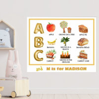楽しい学習 ABC アップル バナナ ニンジンのおはなし 名前