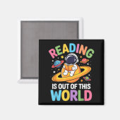 楽しい宇宙の本 読書は宇宙から来た マグネット (正面/裏面)
