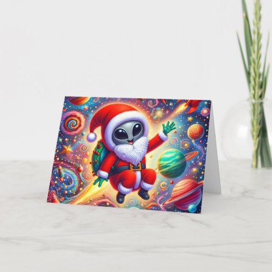 楽しい宇宙人のサンタクロース クリスマス (正面)